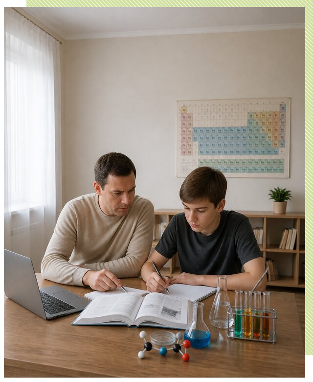 Репетитор по химии 8 класс в Дубне по цене от 1225 р. | Репетитор-Дбн